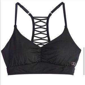 Calia by Carrie Underwood Black Ladder Bikini Top